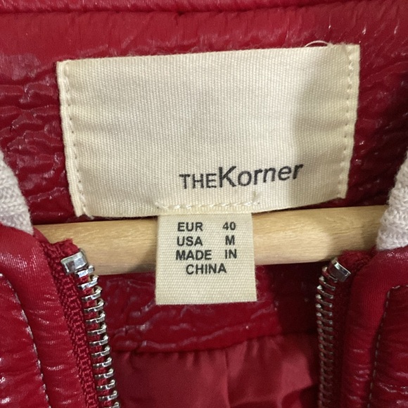 The Korner Red Bomber Jacket! - Picture 3 of 4